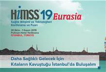 30 Ekim'de HIMSS’19 Eurasia Fuarı gerçekleşecek